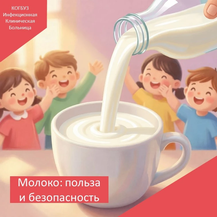 🥛 Неделя детского здоровья: молоко – польза и вред