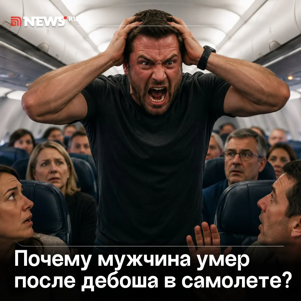 У напавшего на пассажиров самолета мужчины мог оторваться тромб, считает врач-психиатр.