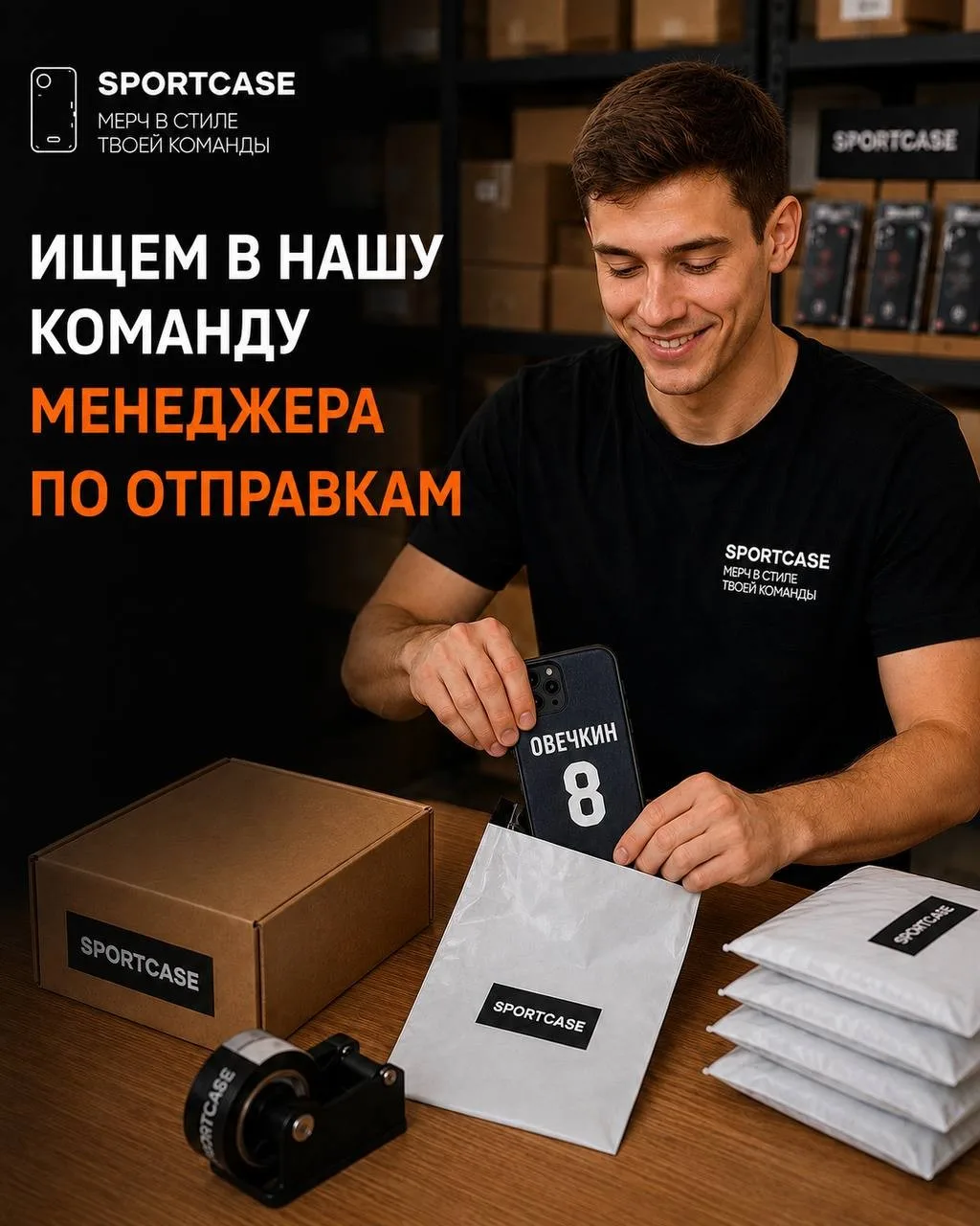🚀 МЕНЕДЖЕР ПО ОТПРАВКАМ | SPORTCASE