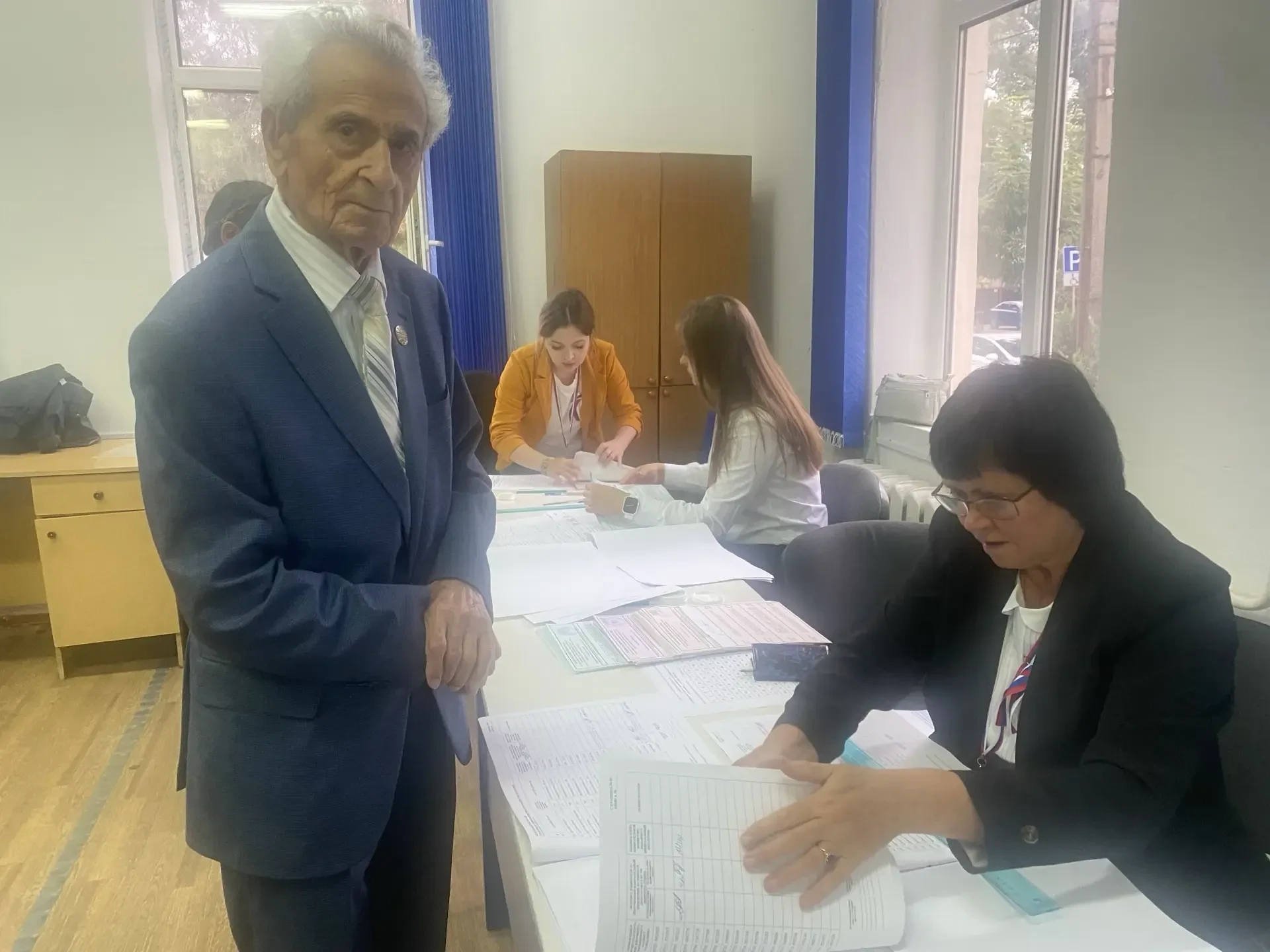 Почётный житель Будённовского округа сделал свой выбор в Единый день голосования
