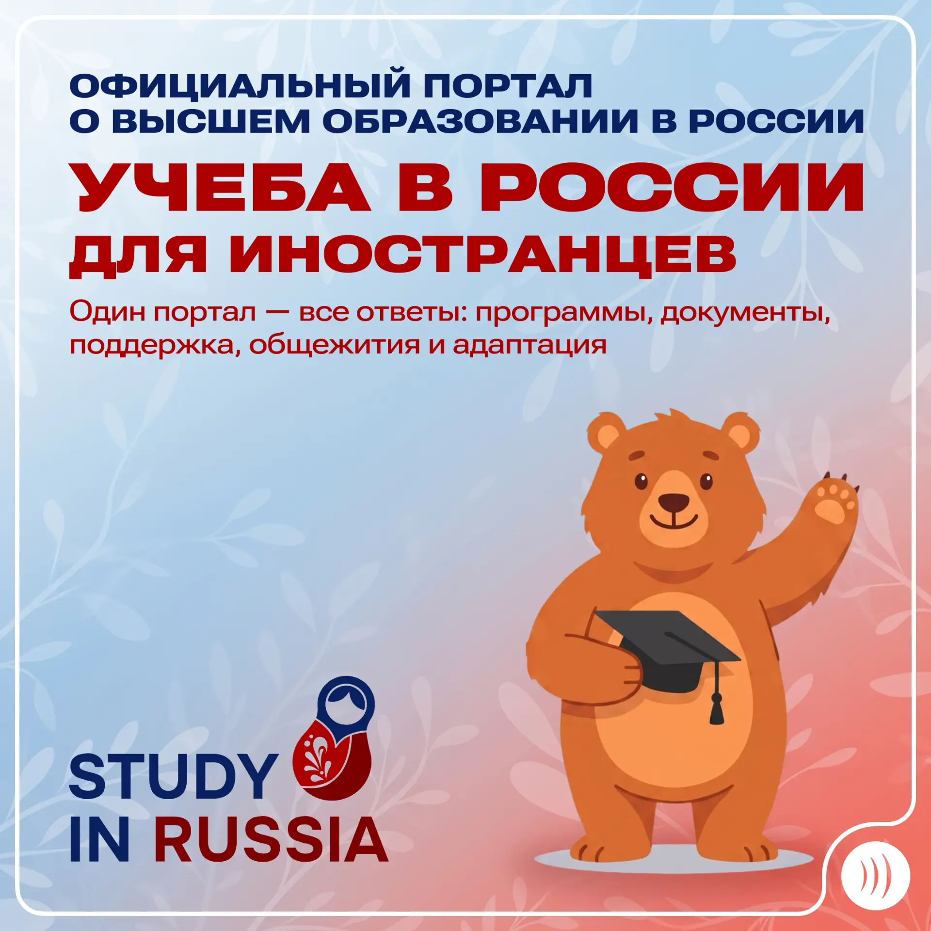 🤩  Study in Russia — ваш путь к образованию в России