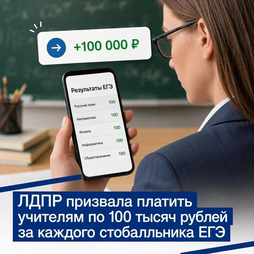 📚 Справедливость для учителя: ЛДПР предлагает единый стандарт выплат за стобалльников ЕГЭ

Труд учи