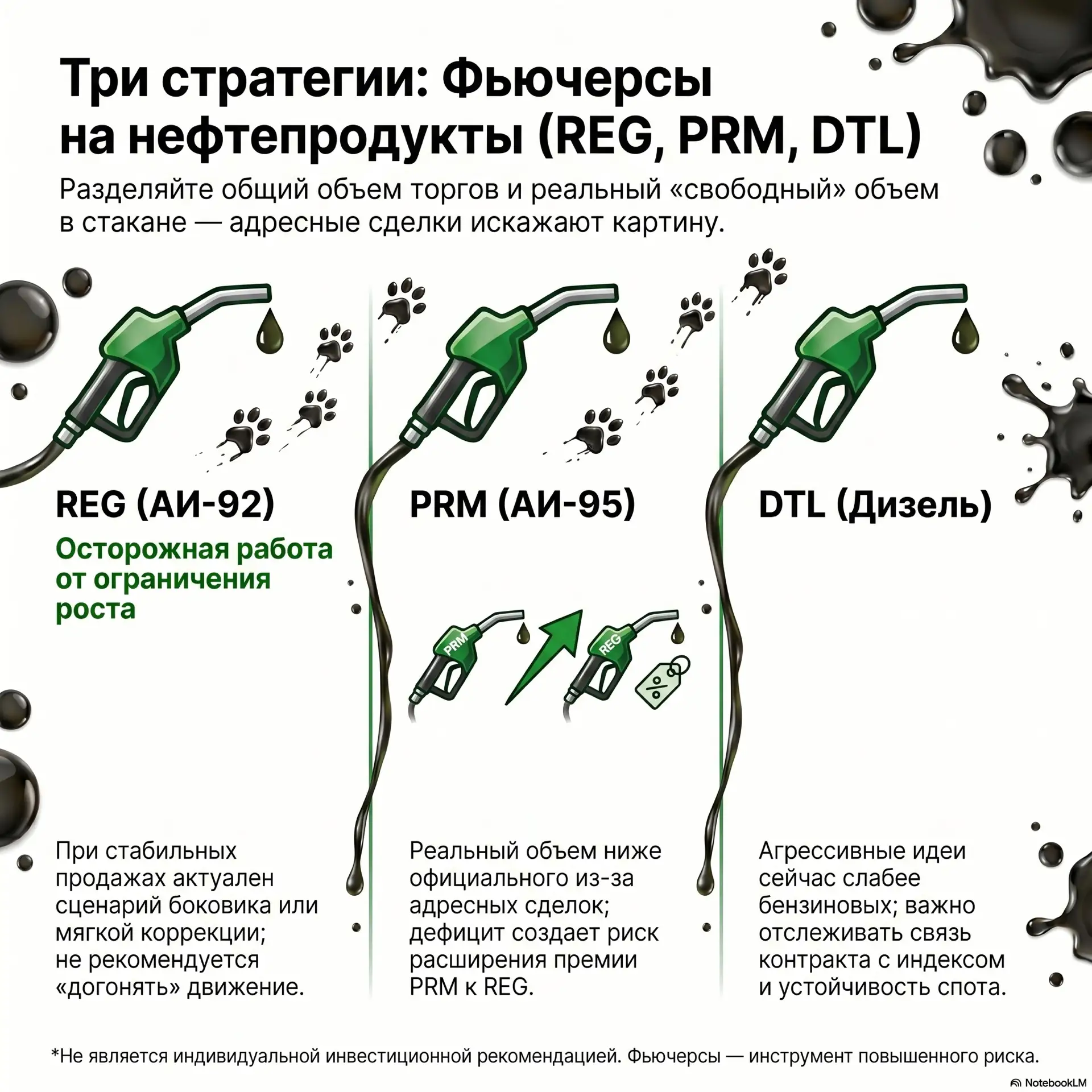 Фьючерсы на нефтепродукты: REG, PRM и DTL

Как отмечают эксперты ПРОЛЕУМ, по споту общий тренд без р