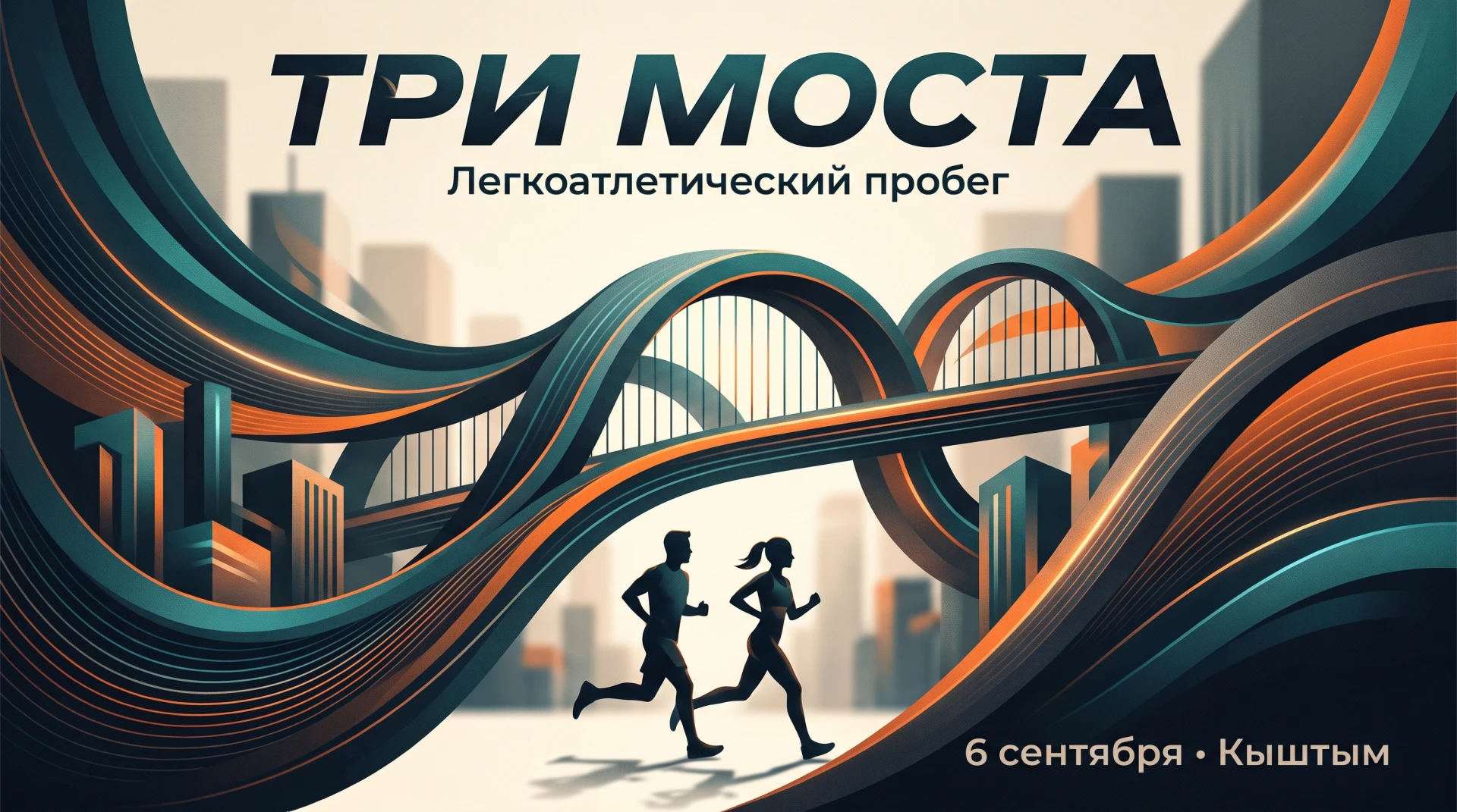 📢 6 сентября в Кыштыме пройдёт легкоатлетический пробег «Три моста» — яркое событие дл...