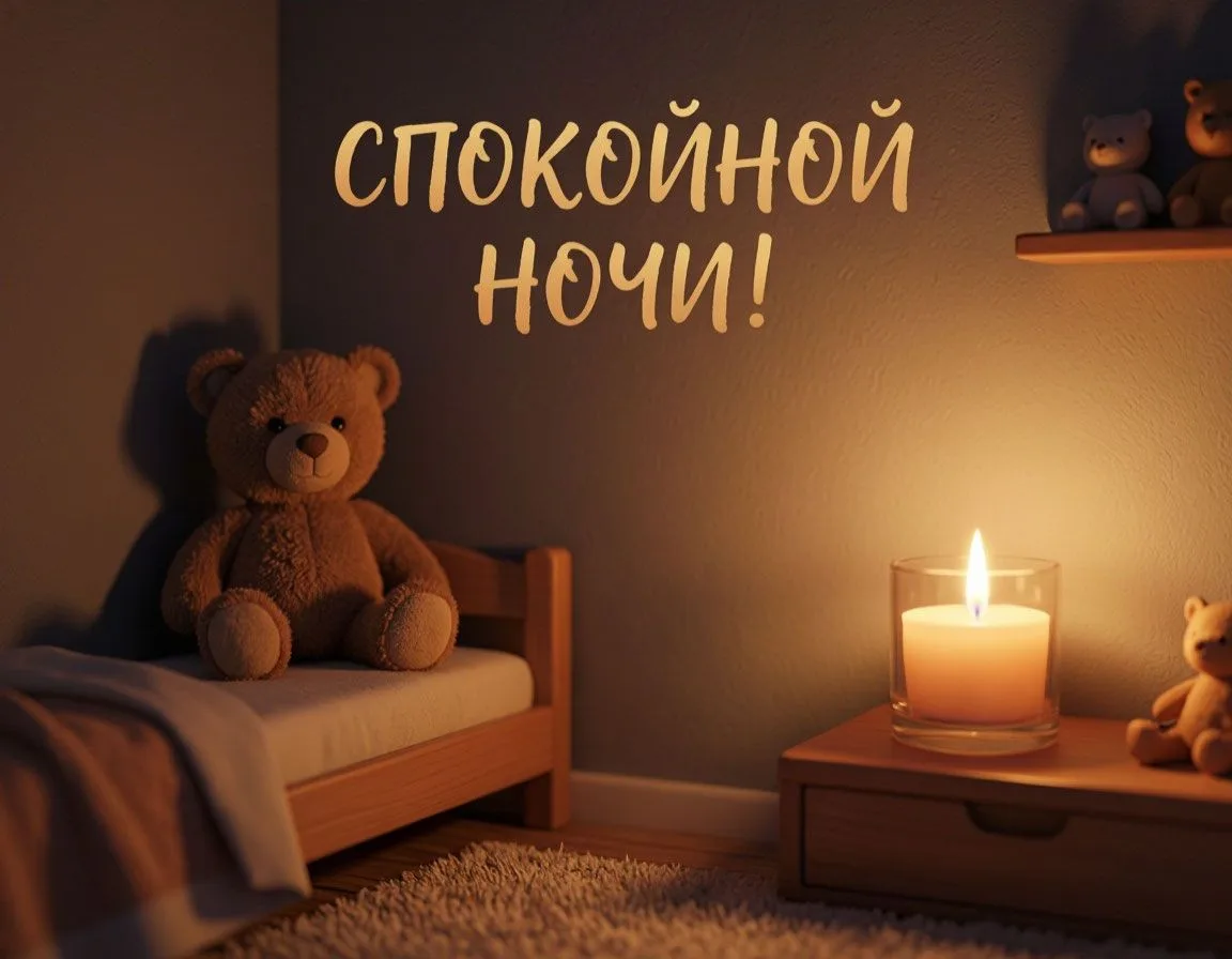 Сладких снов и максимального уюта. Высыпайтесь! 🧸
