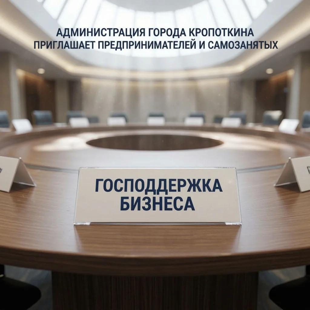 💼 Разговор по делу: круглый стол для бизнеса в Кропоткине