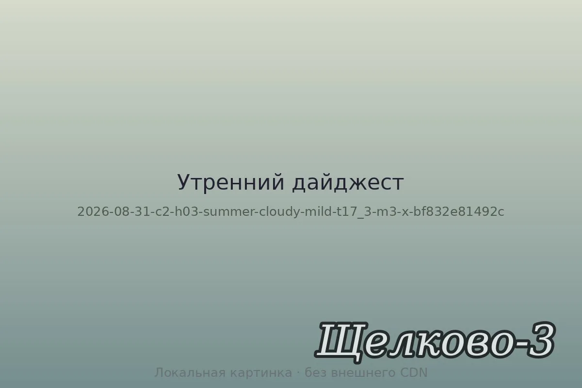 🗓 31.08.2026 года