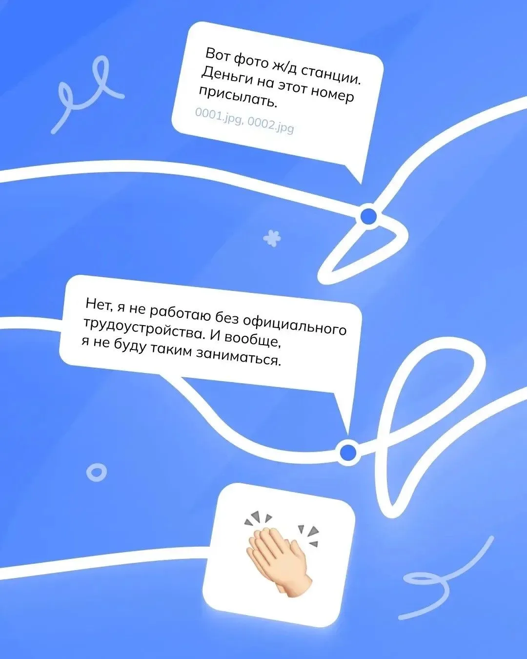 Вербовка в интернете…. Как отвечать на сомнительные предложения: следите за линиями