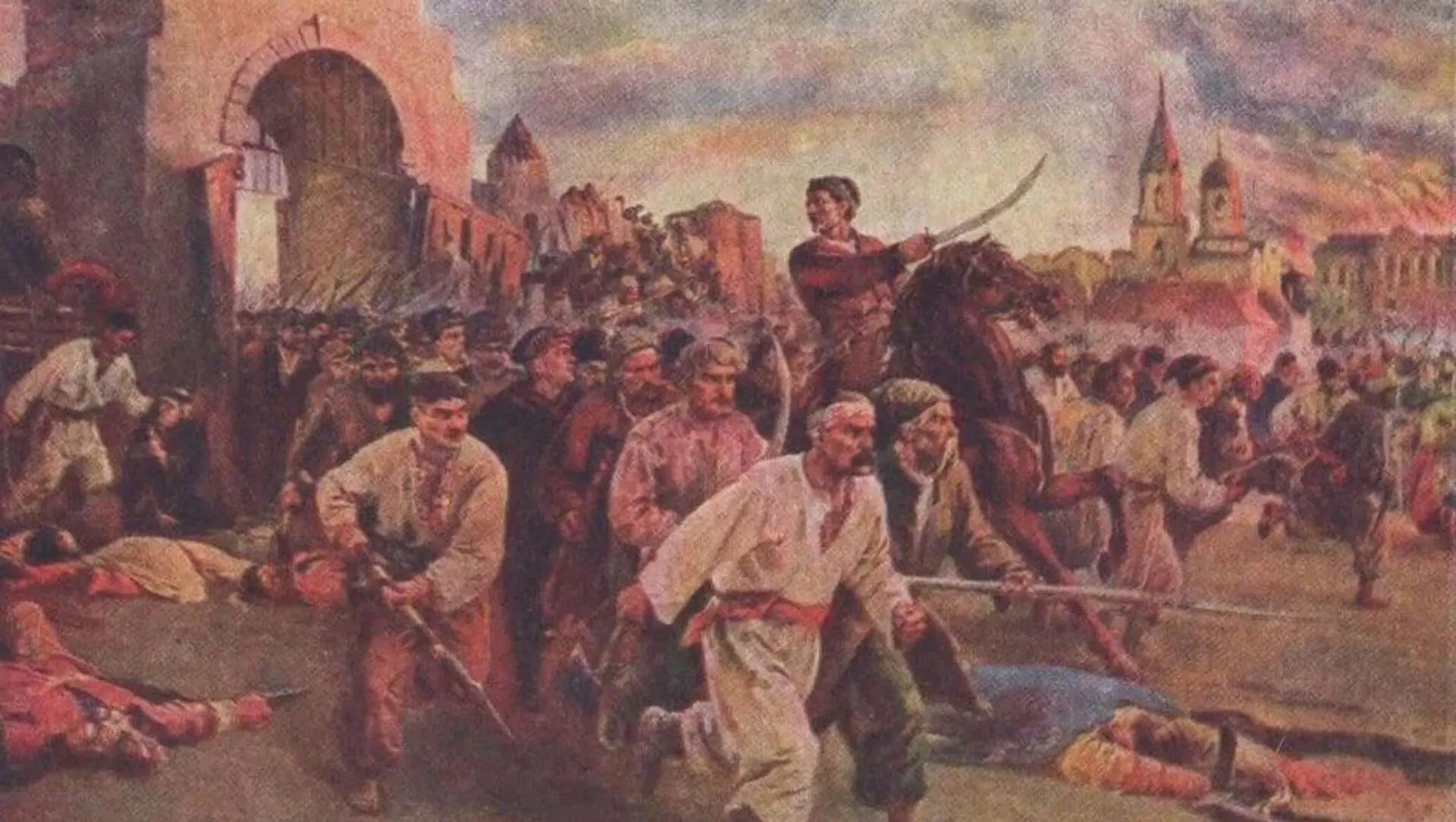 Уманская резня или "Колиивщина".
⠀
Колиивщиной принято называть восстание гайдамаков, развернувшееся