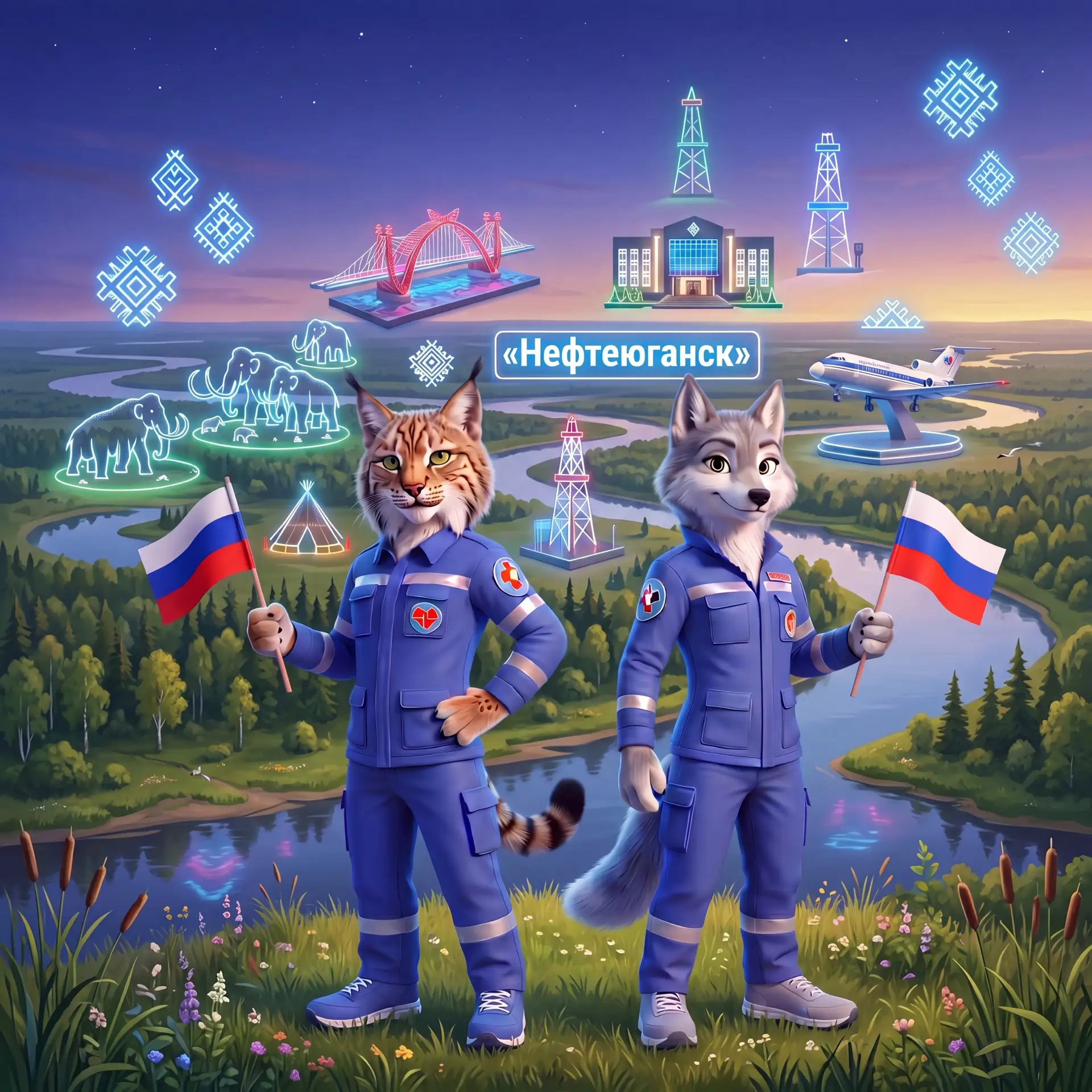 Большая, сильная, многонациональная, бескрайняя — такова наша великая Россия.
 Югра — один из ключев