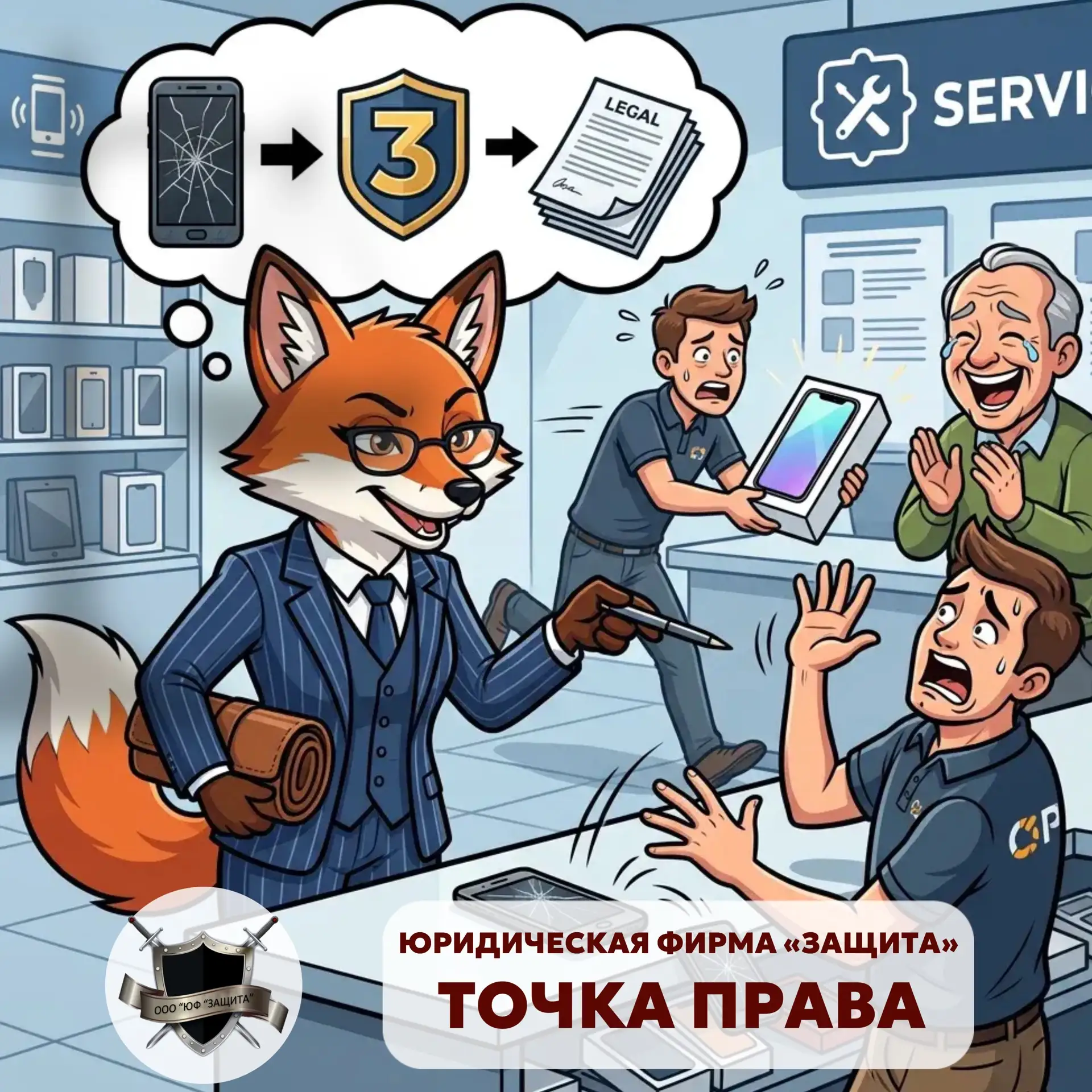 Потребитель — гражданин, который купил смартфон не для перепродажи, а чтобы смотреть котиков, и имее