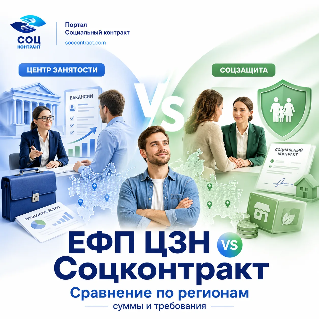 📌 ЕФП от центра занятости или социальный контракт: где выгоднее получить деньги на биз...