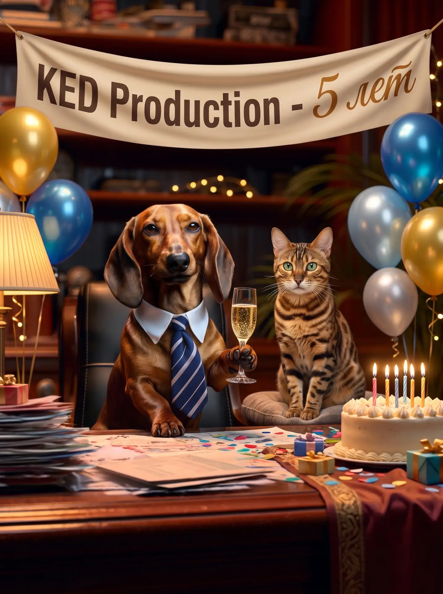 🎂 Сегодня у КЕД студии день рождения!