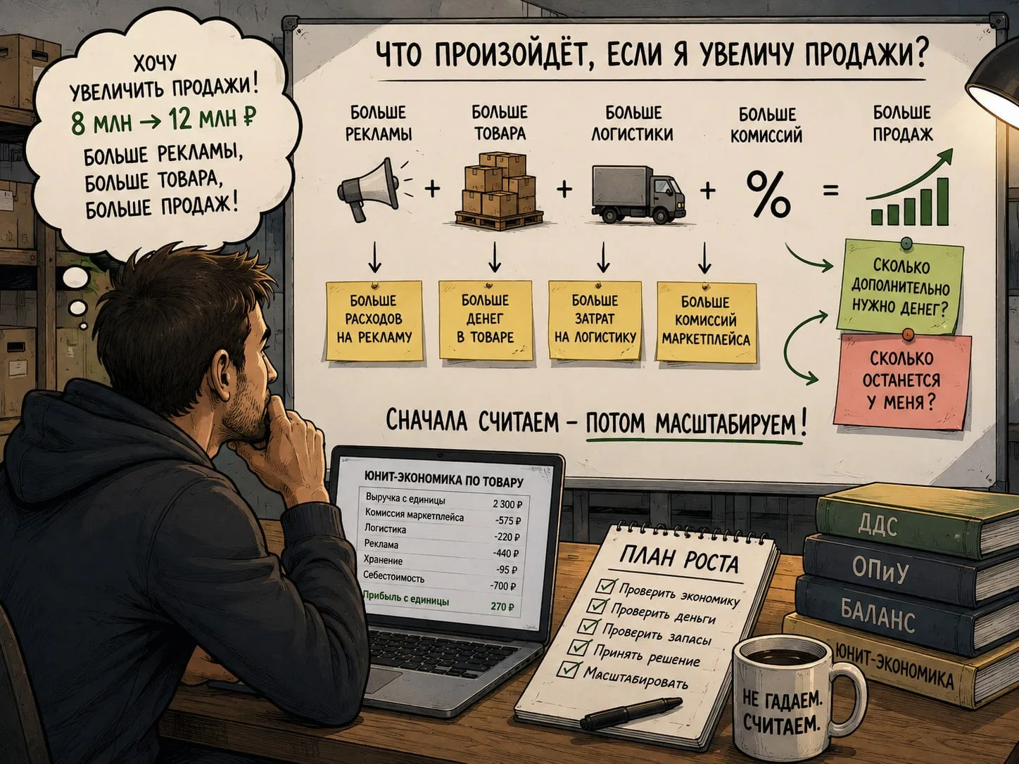 Хотите увеличить продажи? Отлично. Давайте увеличим.