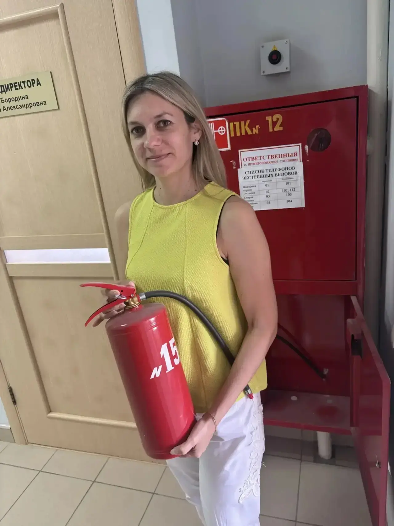 🚒 Сегодня утром в спортивной школе прошли пожарно‑тактические учения.