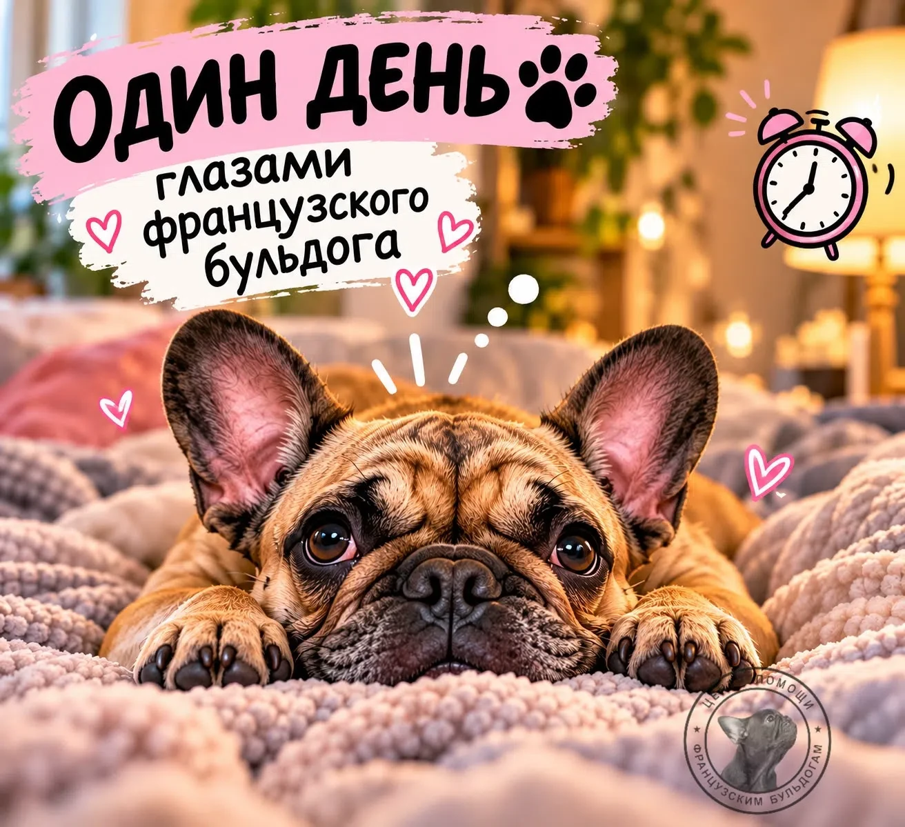 🐾 Один день глазами французского бульдога