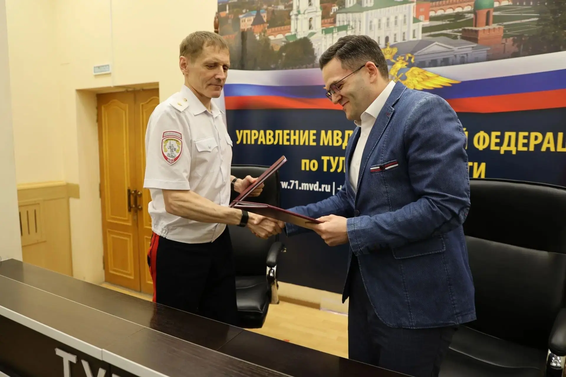 Управление МВД России по Тульской области и Юридический полицейский колледж подписали соглашение о с