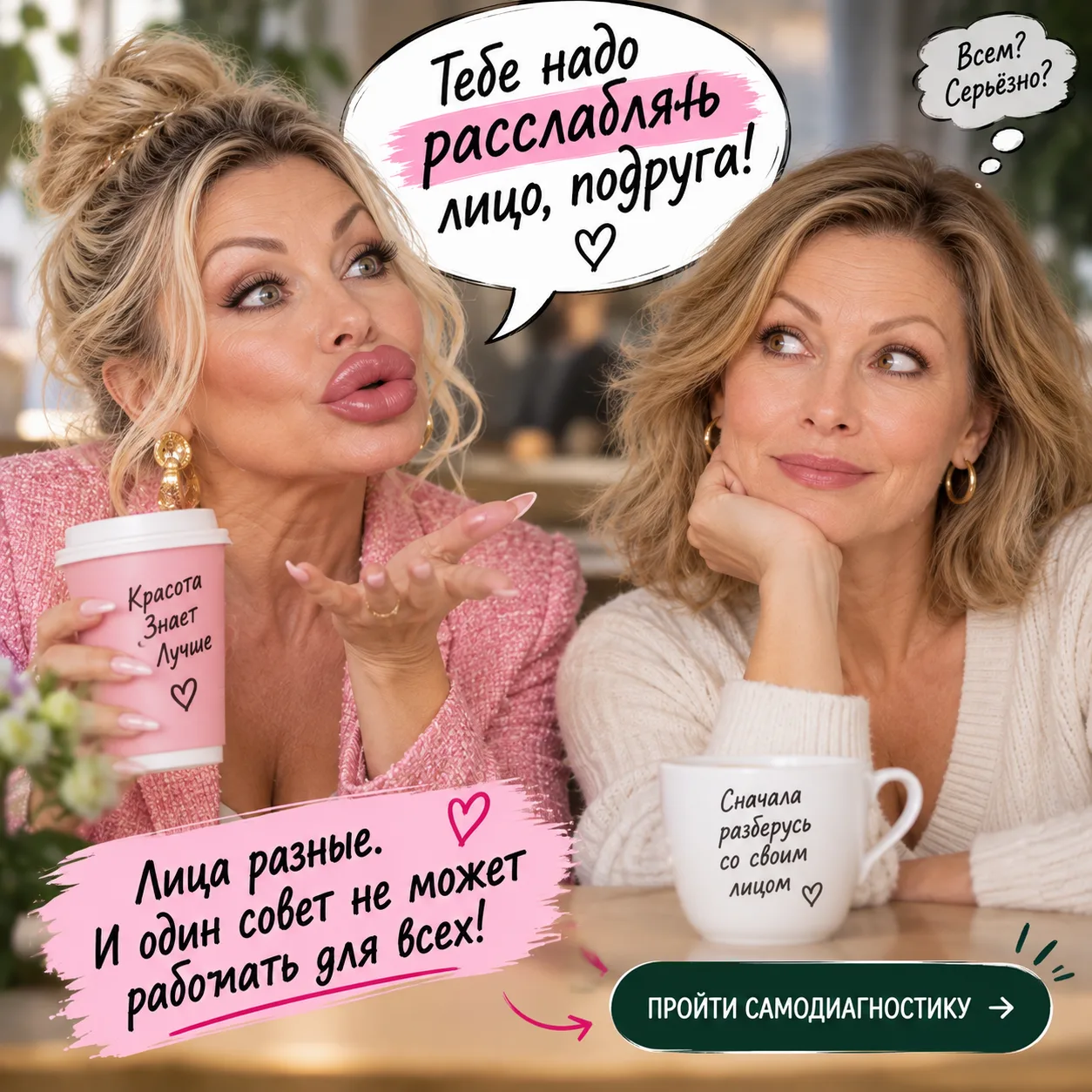 ⚡ «ПОСЛЕ 50 ВСЕМ НУЖНО РАССЛАБЛЯТЬ ЛИЦО»