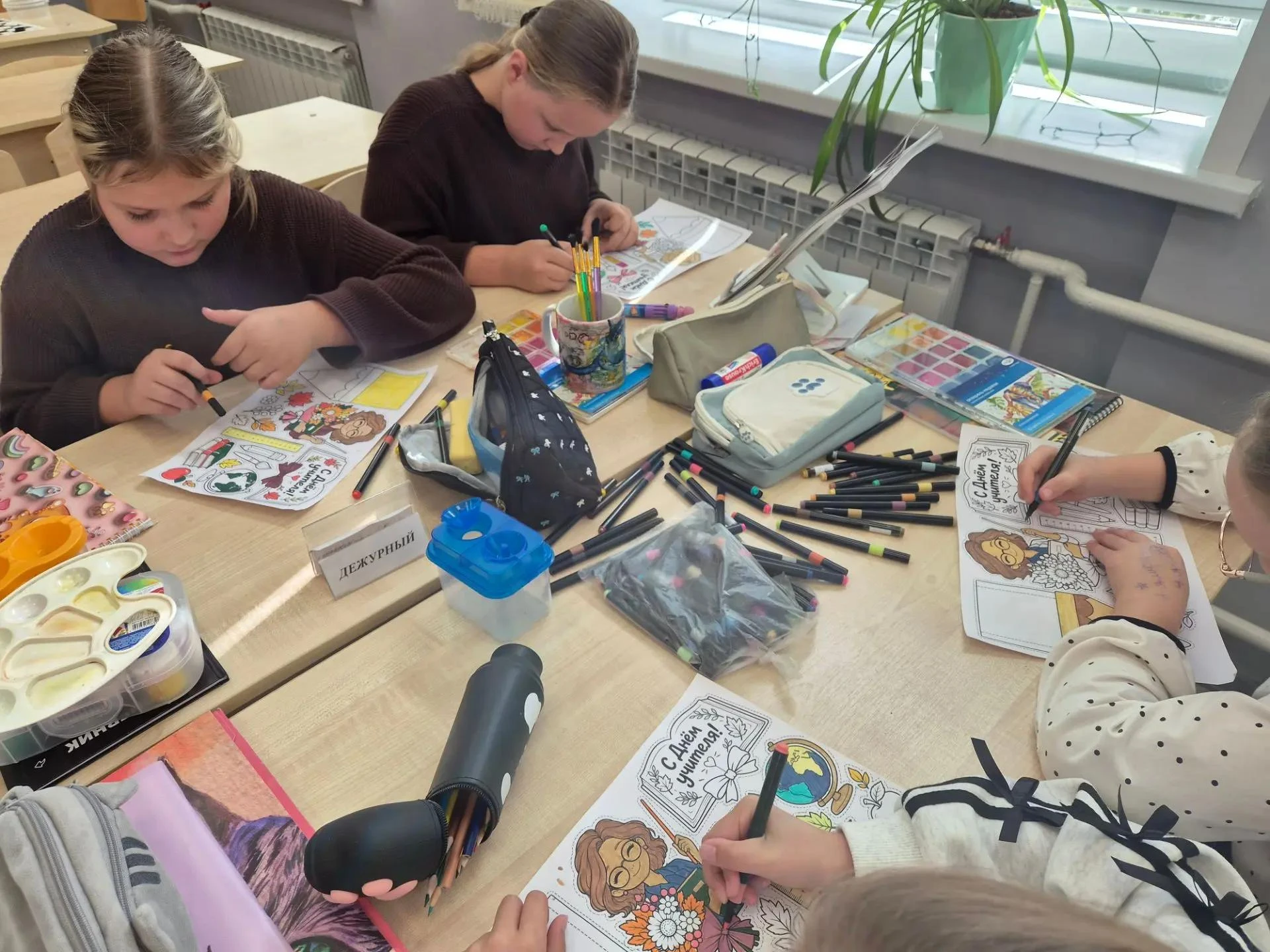 💌 В 4 «А» открылась «Мастерская вдохновения»!