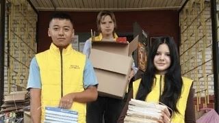 Ребята из кривской школы собрали полтонны бумаги, которую скоро отправят на переработку