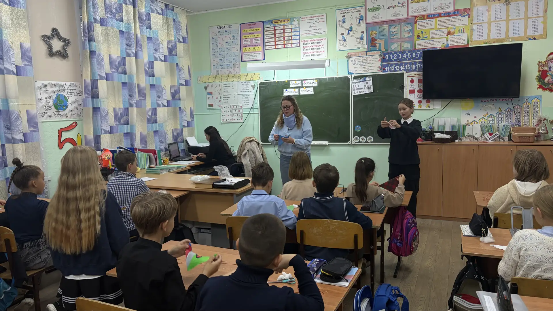 Вчера мы провели мастер-класс для ребят из 4 «А» класса — и всё сложилось просто отлично!