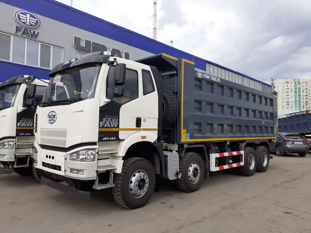 Самосвалы FAW J6P, 2023 г. на шасси 8x4, 420 л.с.
