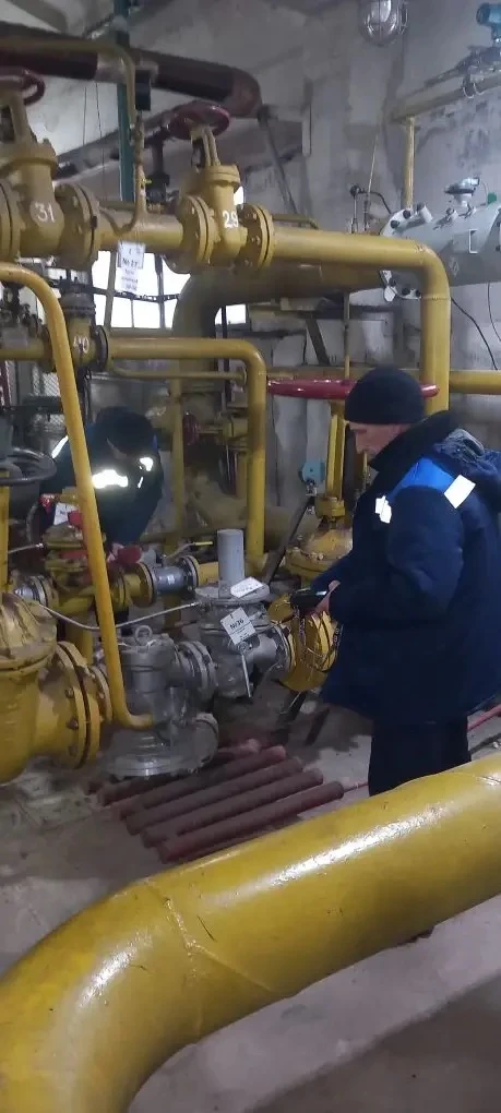 Сегодня на нашем объекте проходили важные плановые работы. Специалисты газовой службы п...