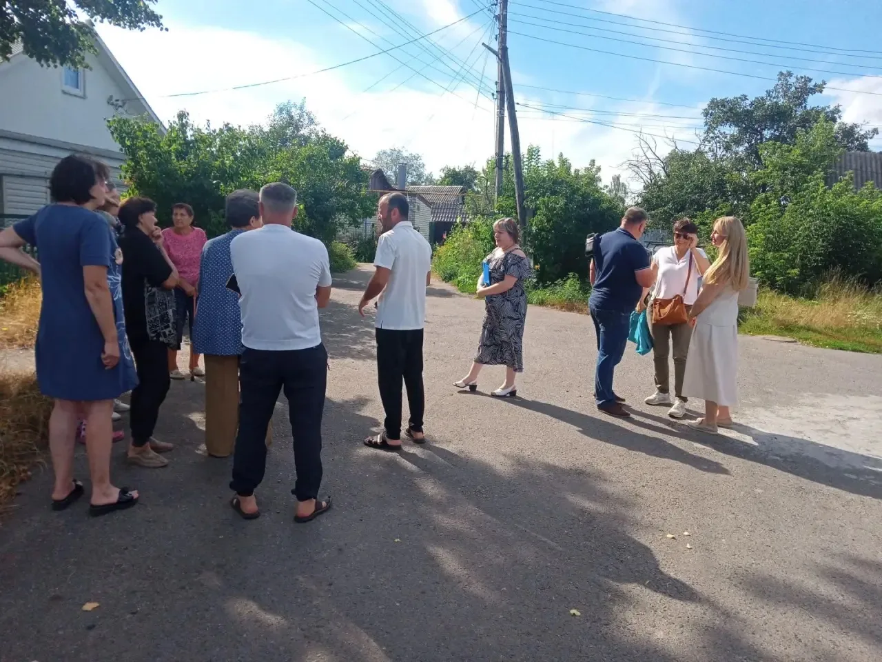 В округе  продолжается работа с жителями частного сектора.