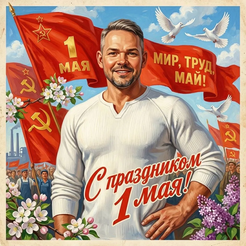 🏗 1 Мая и стройка: символы великих свершений! 🛠
В советские годы Первомай был не просто выходным, 