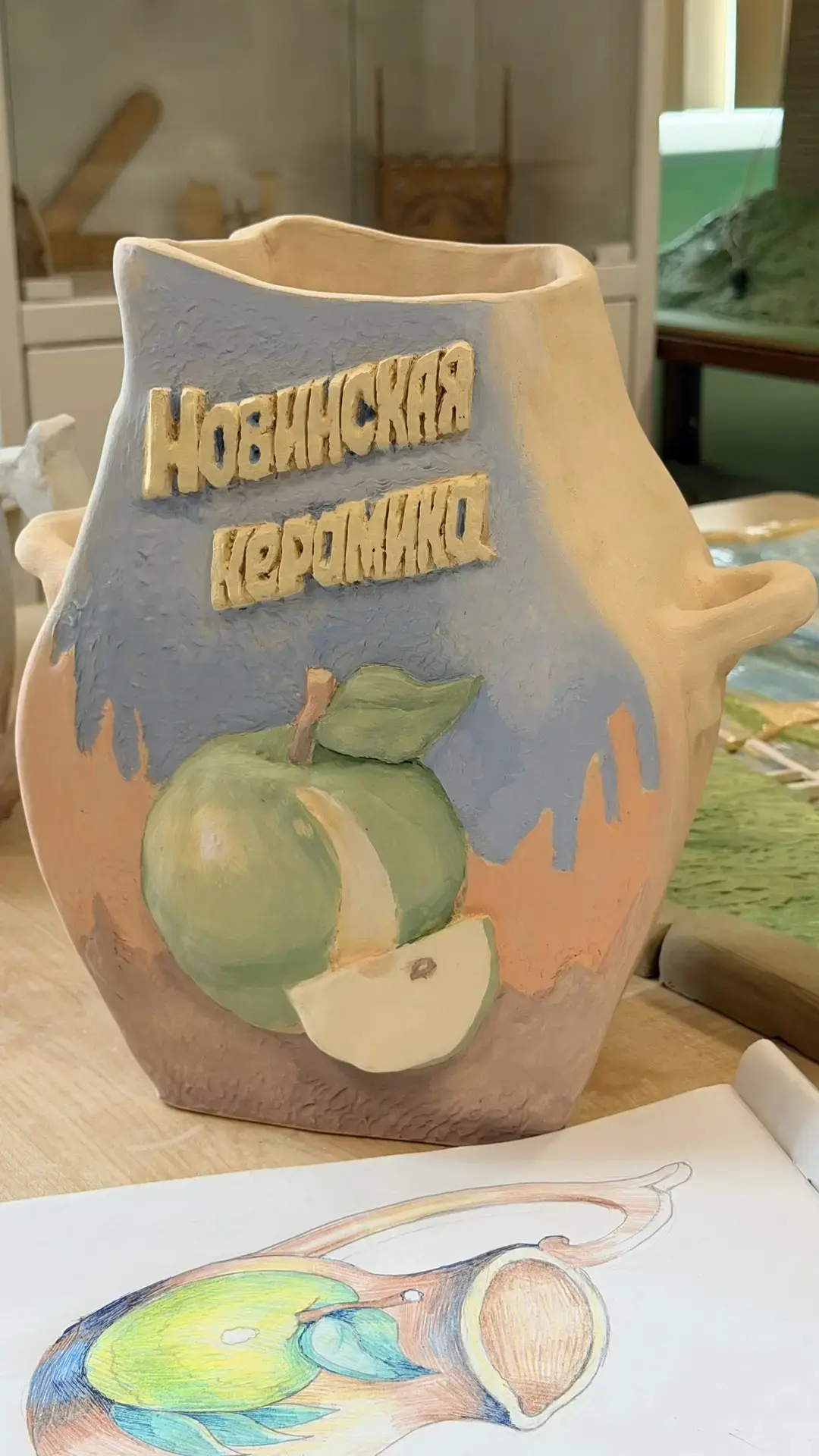 Новинская керамика. Вадим Александрович постигает гончарное мастерство, создавая не про...