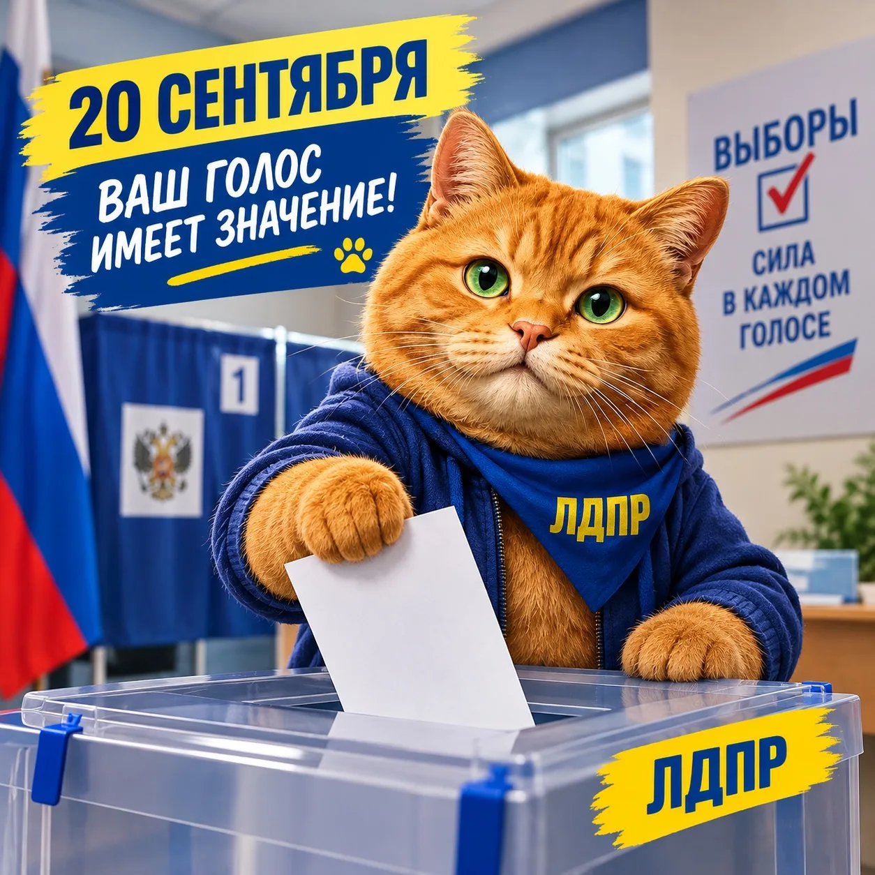 🗳️ 18–20 сентября — дни голосования на выборах.