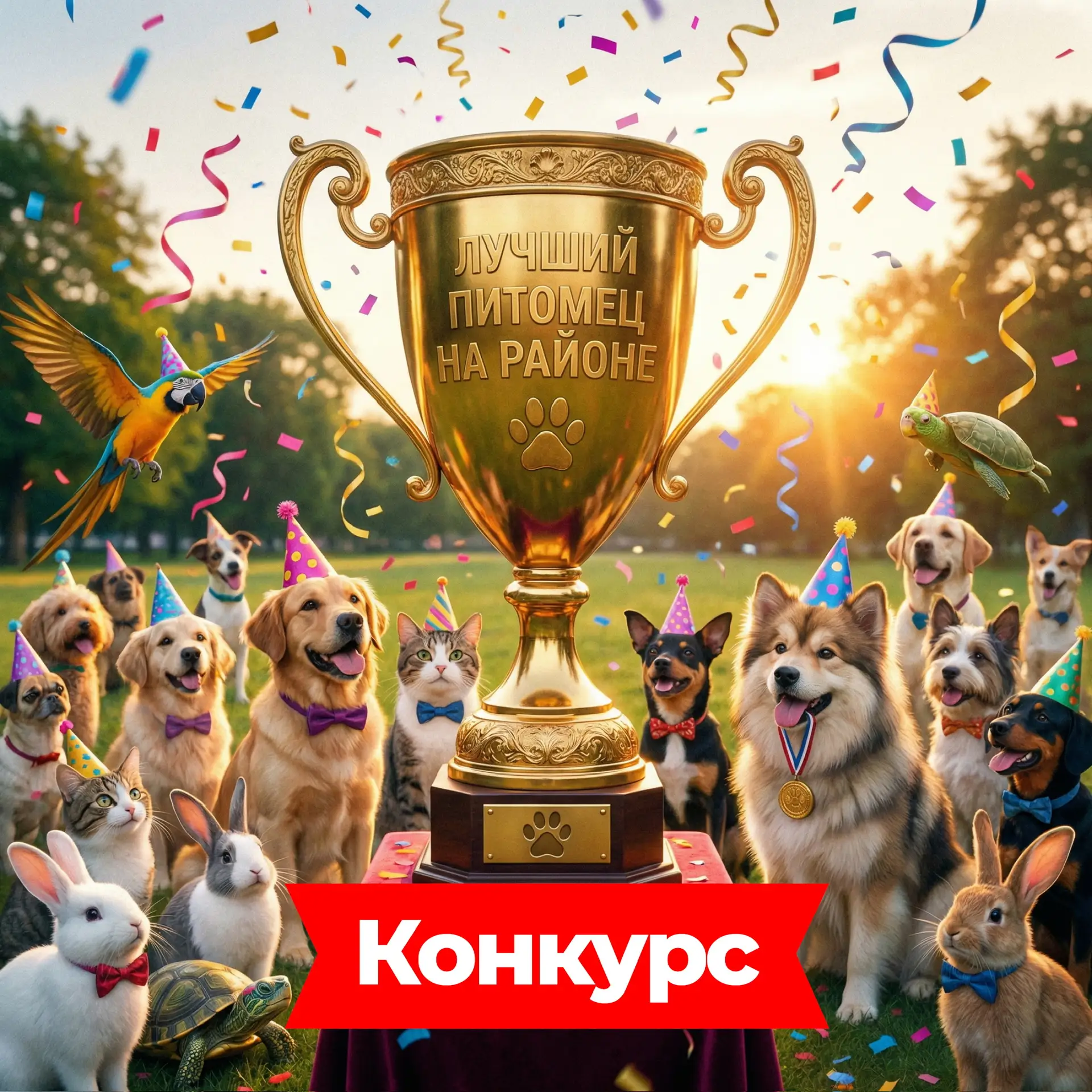 🐾 КОНКУРС «ЛУЧШИЙ ПИТОМЕЦ РАЙОНА» 🐾