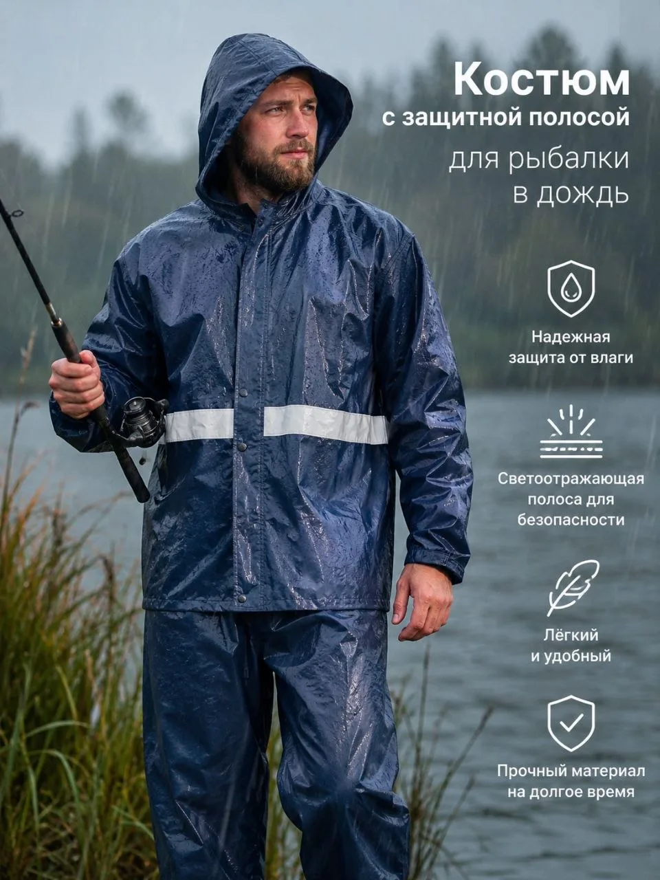 Костюм - дождевик размер 4XL