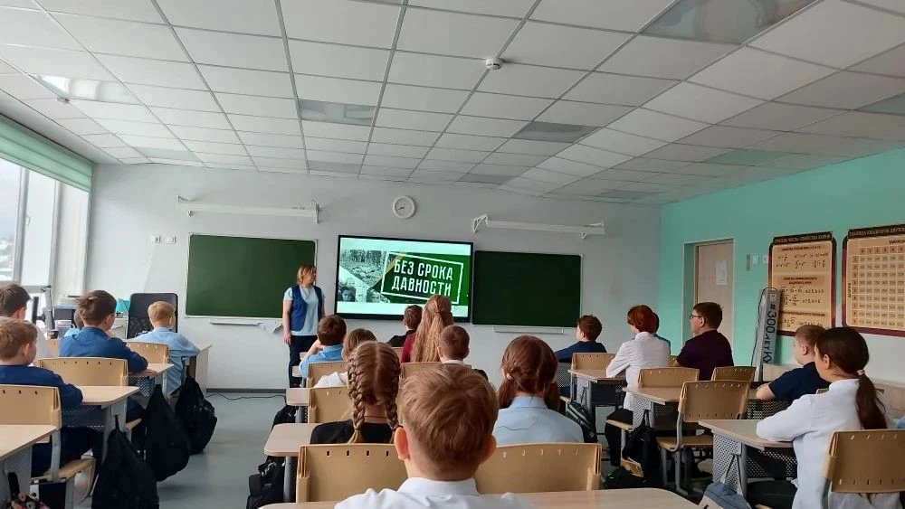 Час памяти «Без срока давности» Для школьников прошла беседа, посвящённая Дню памяти жертв геноцида 