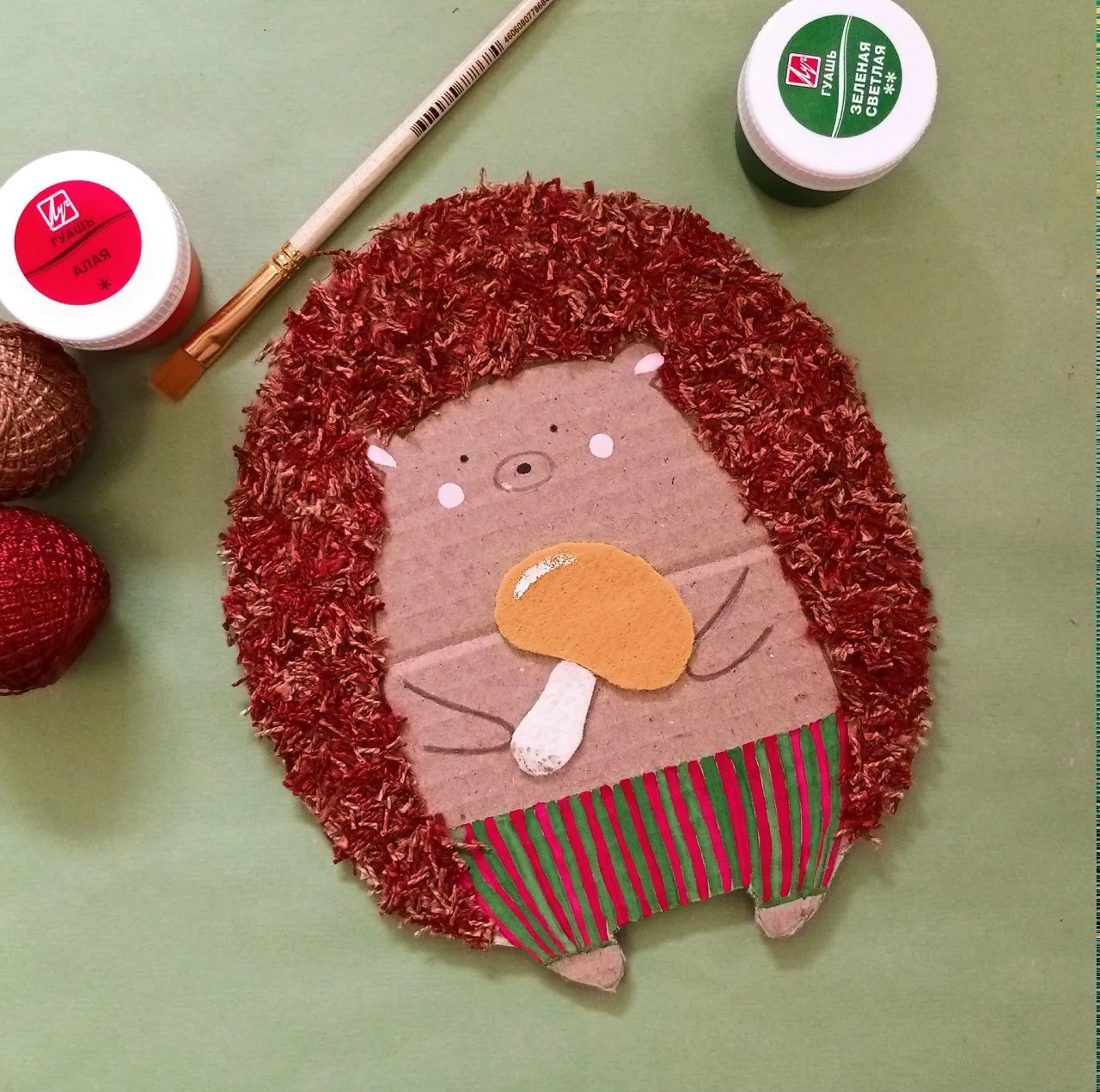 🦔 Весёлый ёжик приглашает творить! 🎨🍄