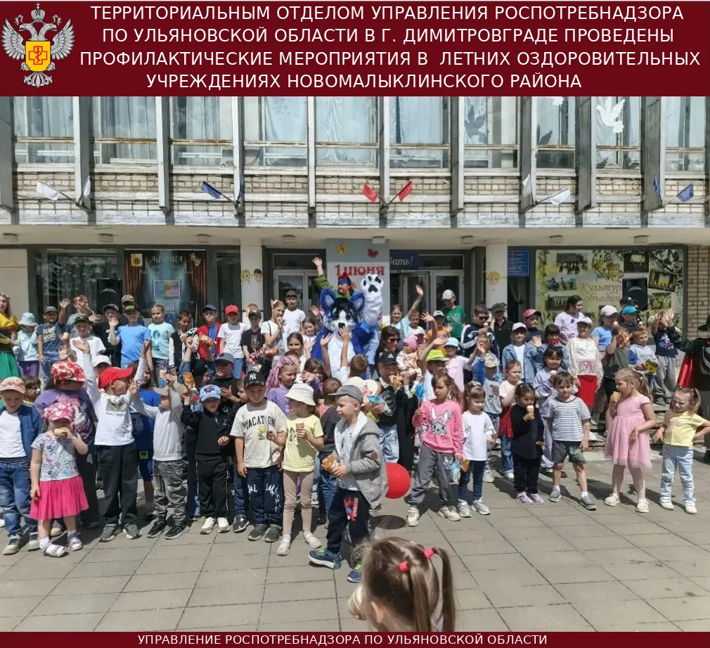 Территориальным отделом Управления Роспотребнадзора по Ульяновской области в г. Димитро...