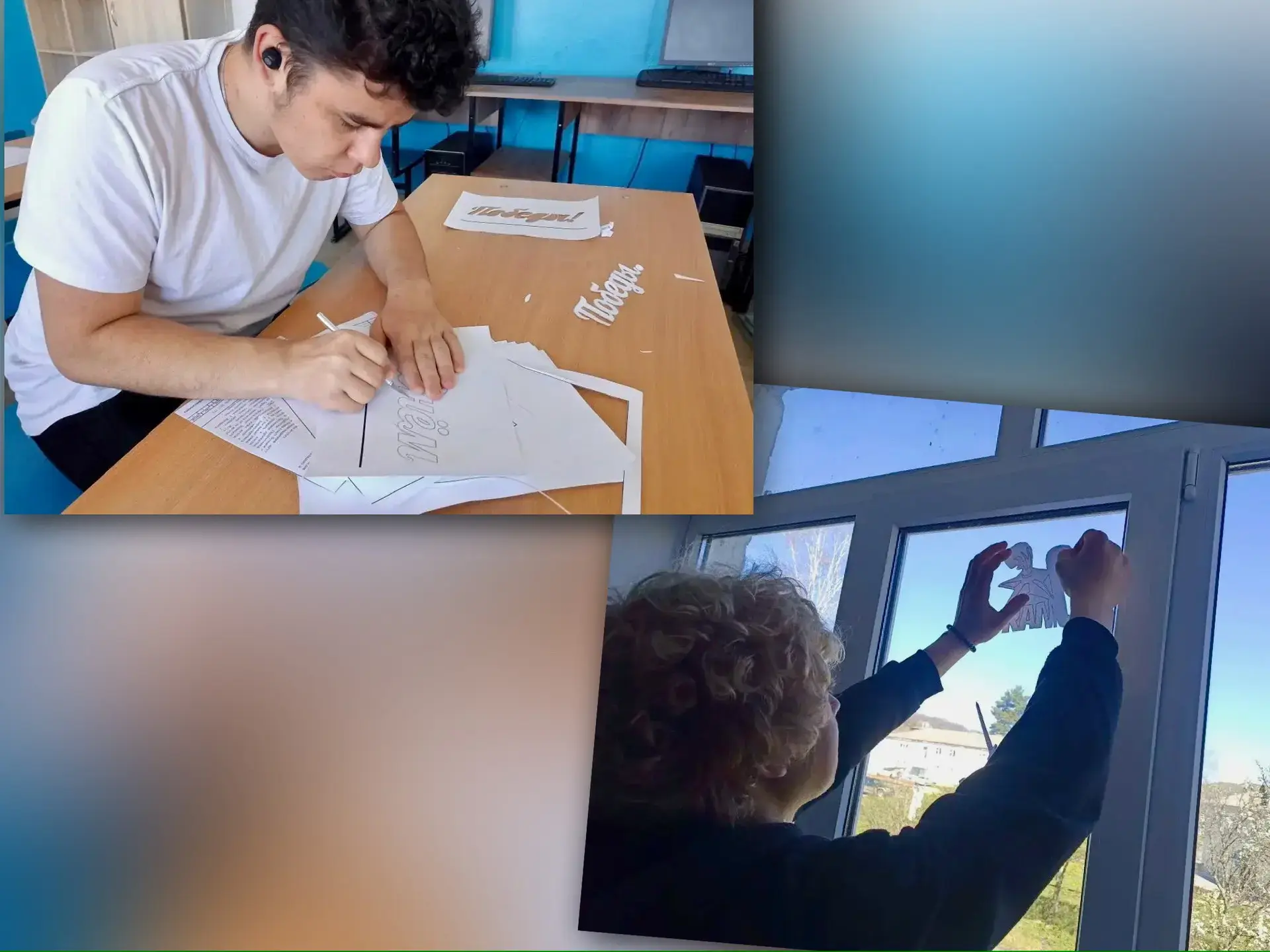 Акция «Окна Победы»! 🎖️ Студенты и преподаватели Медногорского филиала КЧР ГБПОО МПК «Профессионал» 