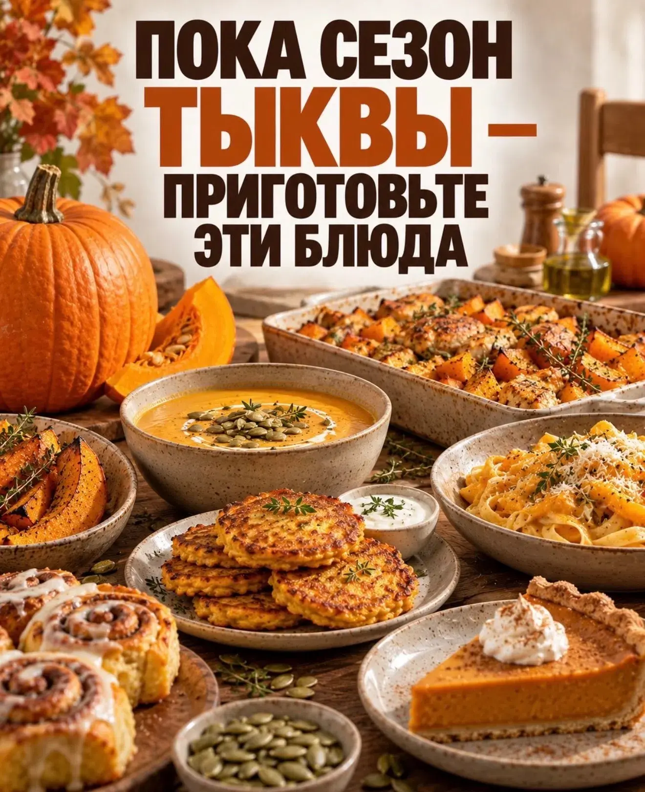 Сезон тыквы в разгаре 🎃