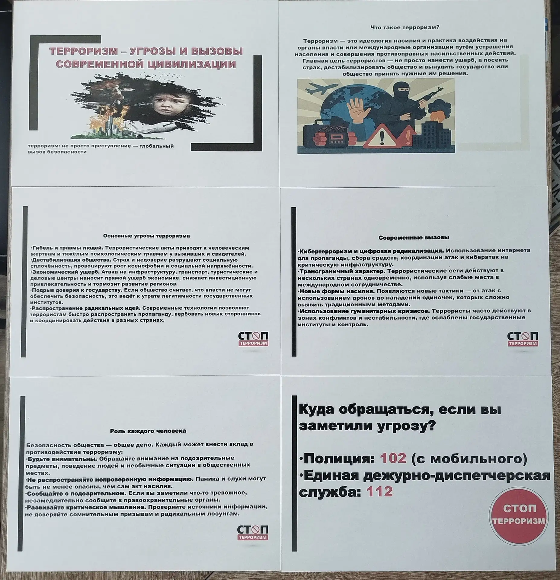 ТЕРРОРИЗМ - УГРОЗЫ И ВЫЗОВЫ СОВРЕМЕННОЙ ЦИВИЛИЗАЦИИ