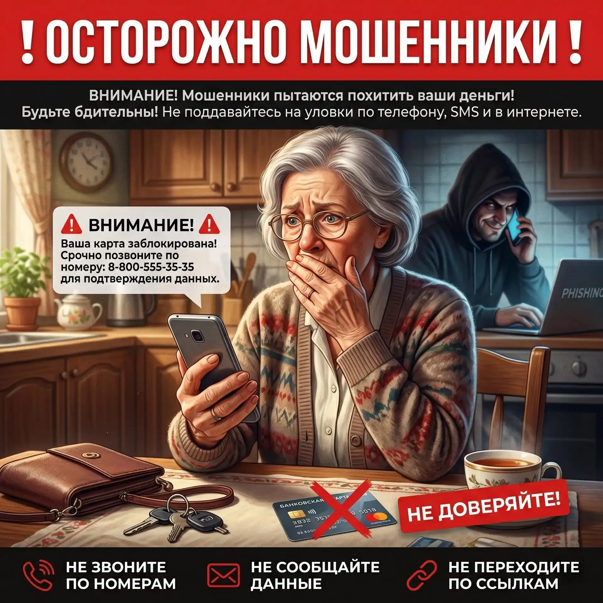 Мошенники стали притворяться сотрудниками Управляющей компании ❗️Если вам вдруг написал...