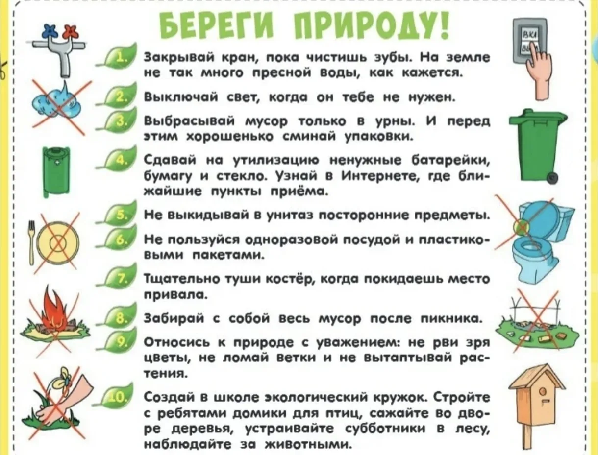 🌍Береги природу!
💥Природа — это не просто фон для прогулок и игр, а первый и самый важный учитель 