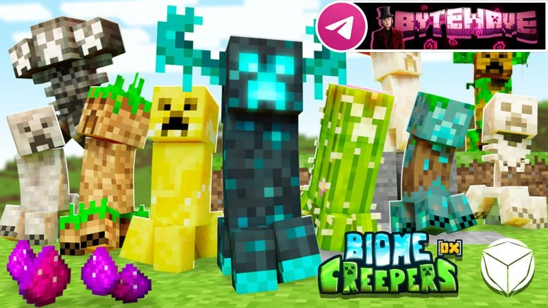 Biome Creepers [DX]

+ Создание нового мира всегда происходит случайным образом. + В мире появляются