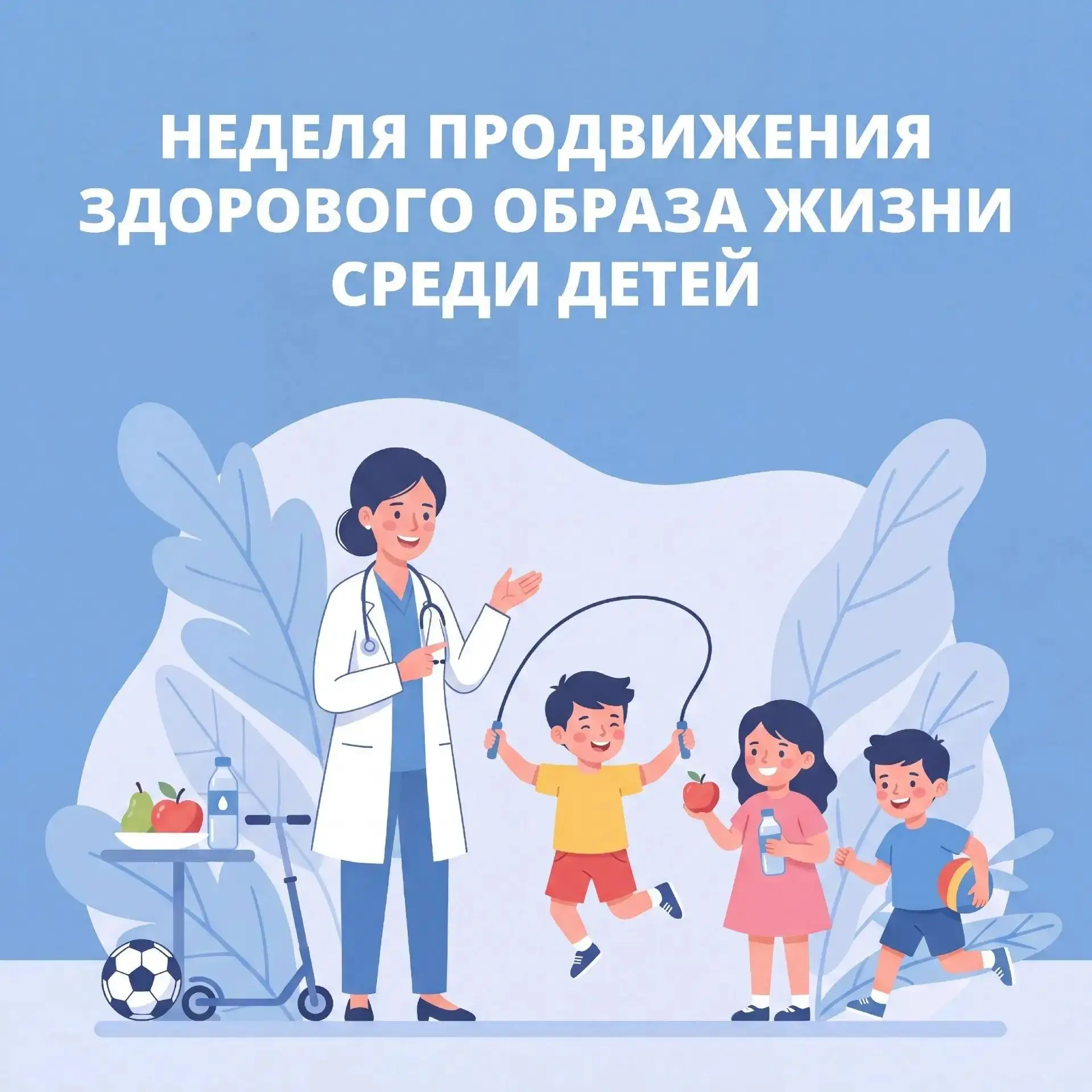 31 августа по 6 сентября — Неделя продвижения здорового образа жизни среди детей ТОГБУЗ...