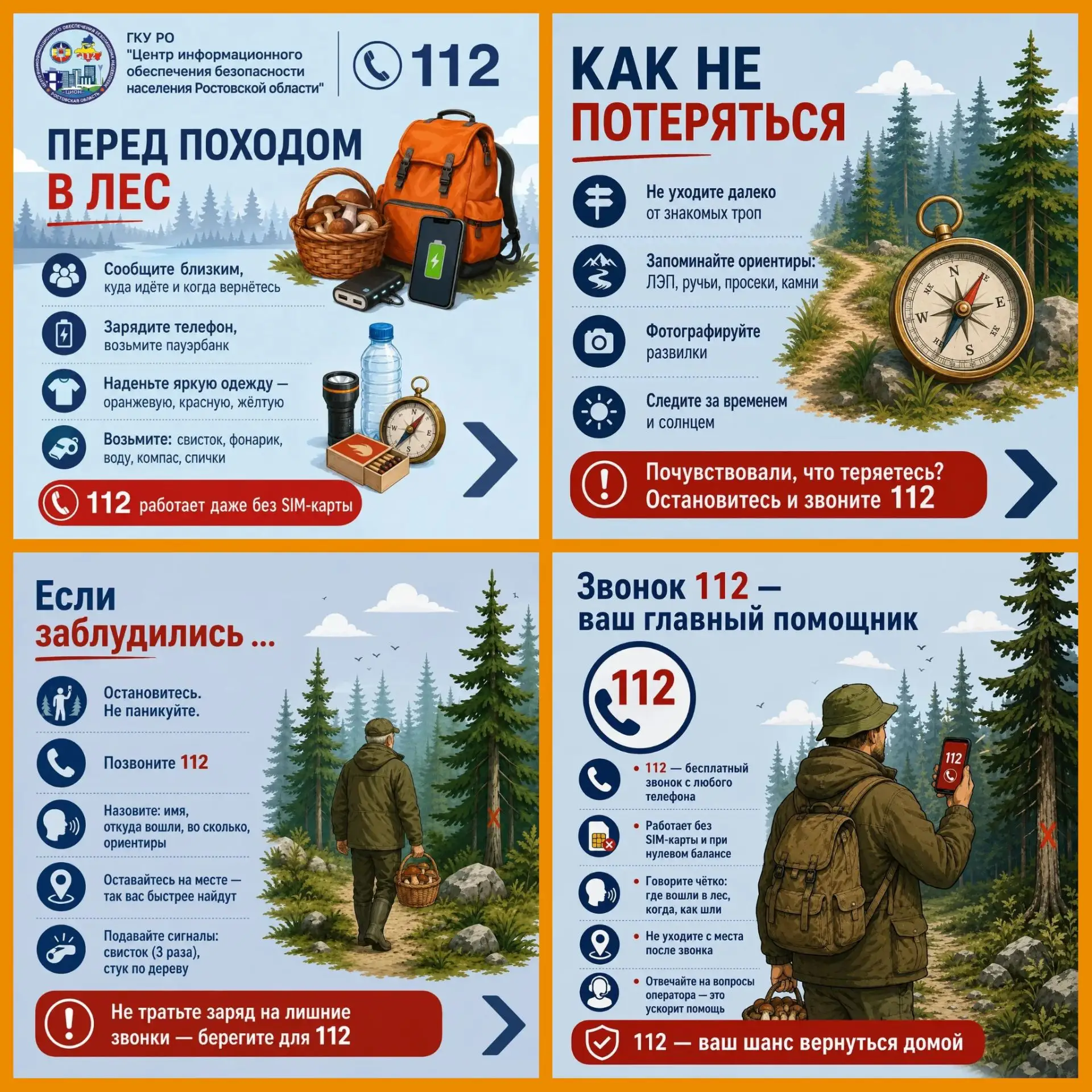 🍁Осень — не только время уютных прогулок… но и сезон вызовов в Службу - 112.