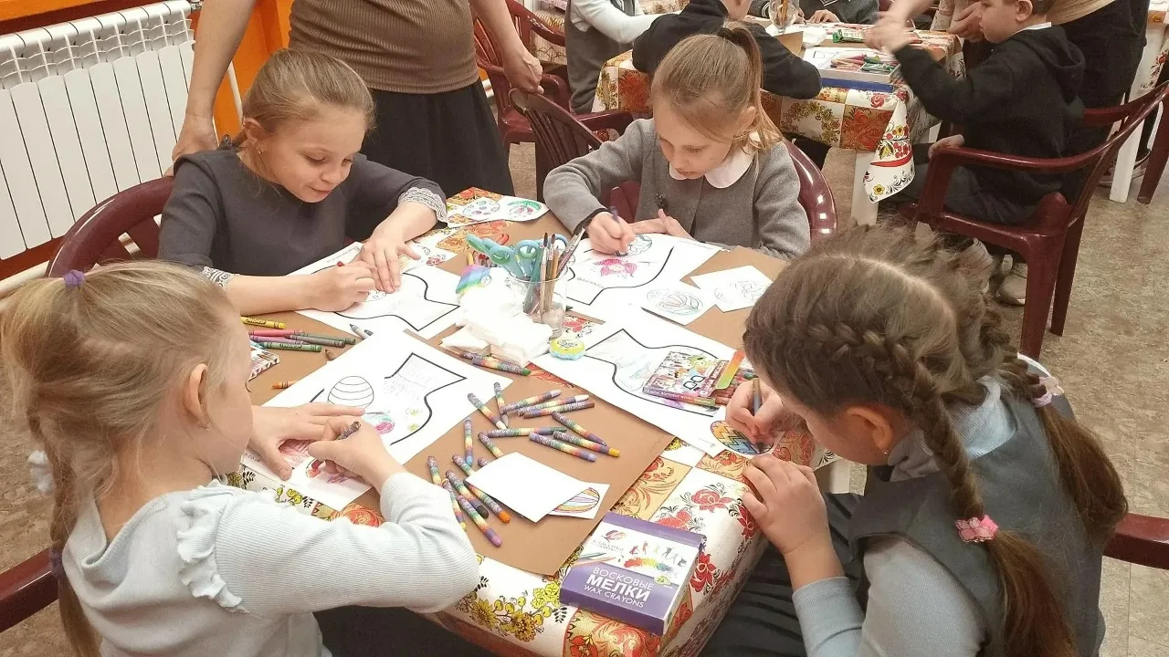 🎨 Мастер-класс в художественной школе: «Светлый праздник Пасхи».  📌 Мастер-класс был посвящён одному