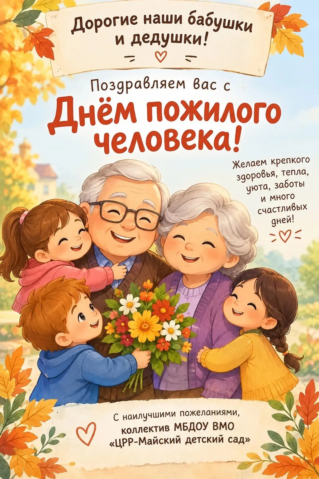 🎉Праздничный концерт ко Дню пожилого человека: тепло детских сердец! 🎉