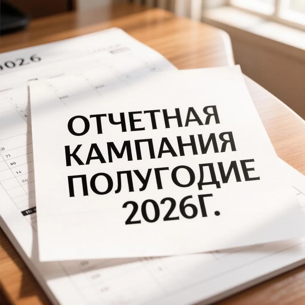 📊 Отчётная кампания за полугодие 2026: чек‑лист для предпринимателя