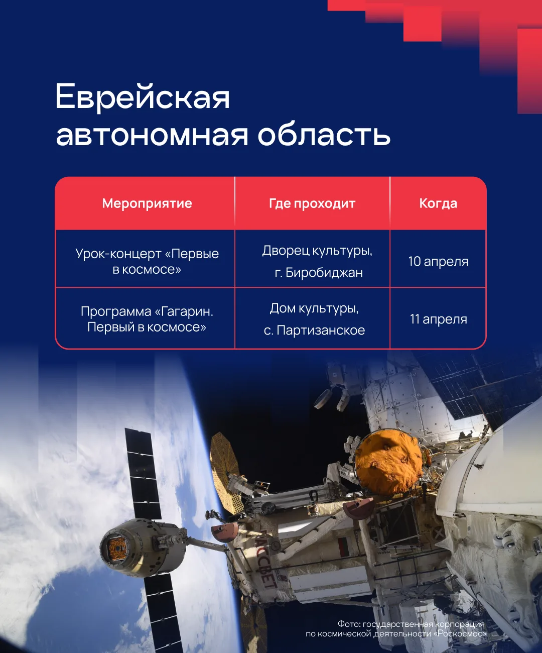 🚀 Создать мультфильм на космическую тематику, сходить на праздничный урок-концерт, а также узнать, к