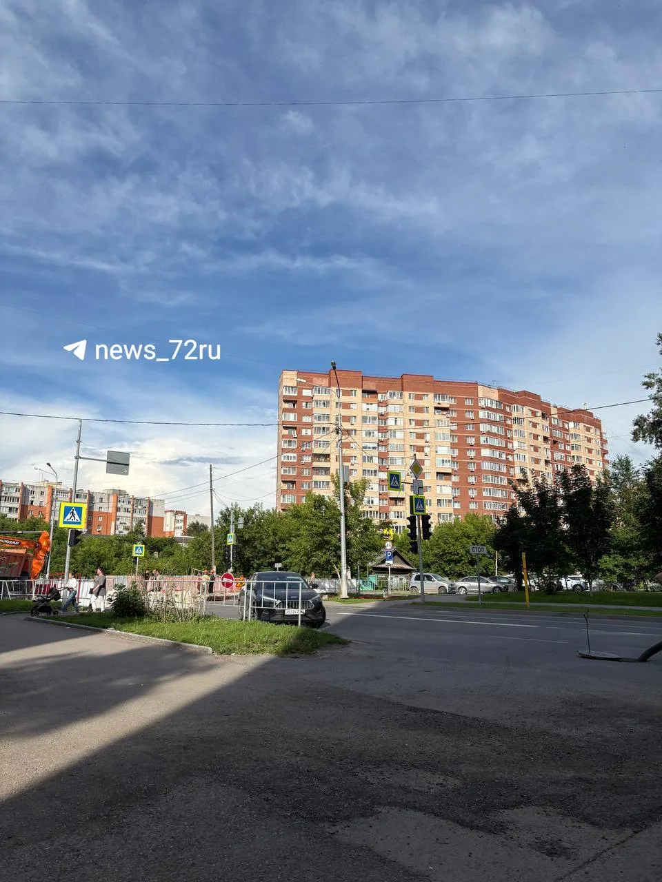 Перекрыли перекресток улиц Харьковской и Максима Горького. Дорога будет закрыта с сегод...