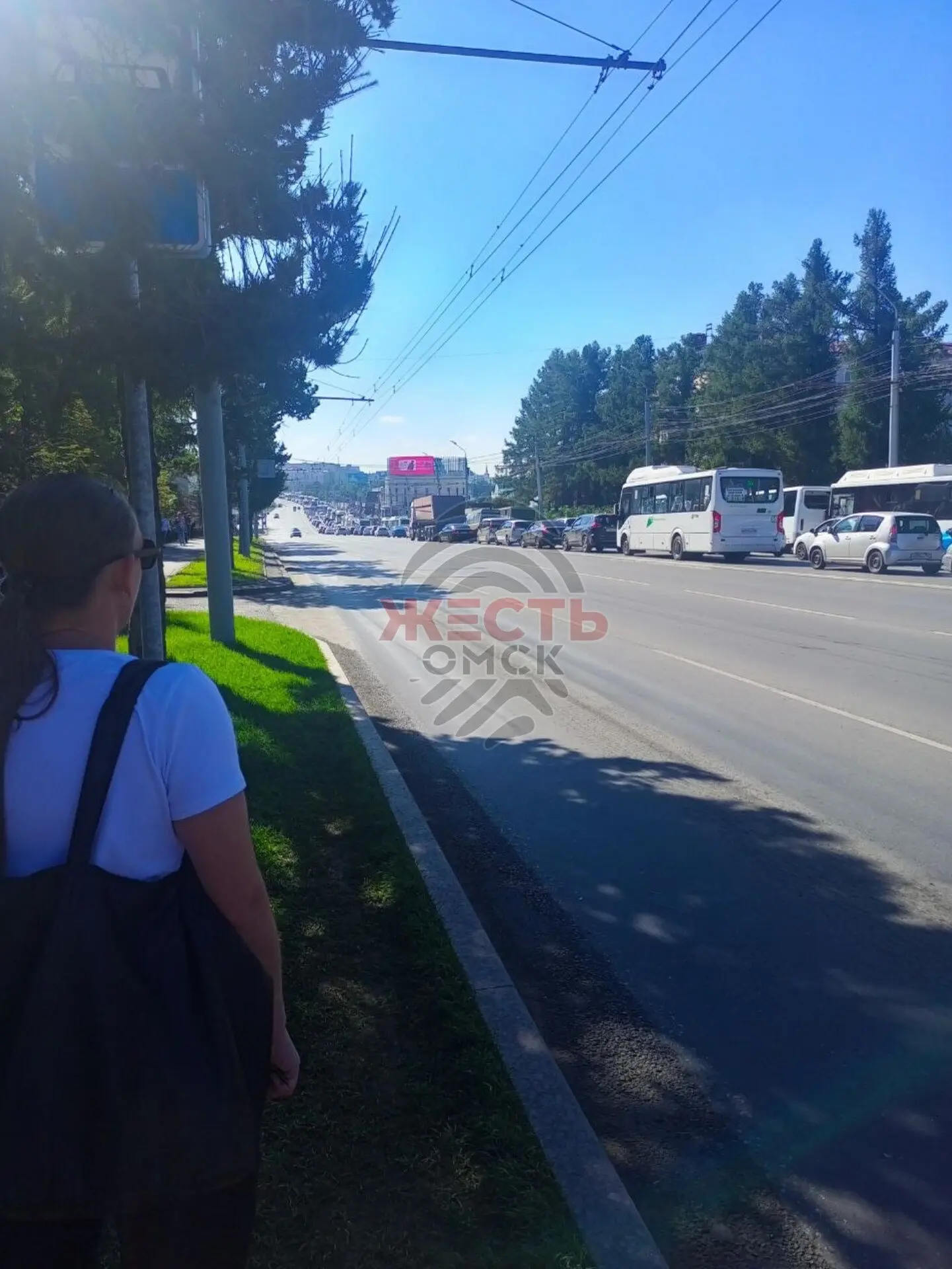 🚘Огромная пробка собралась в центре Омска